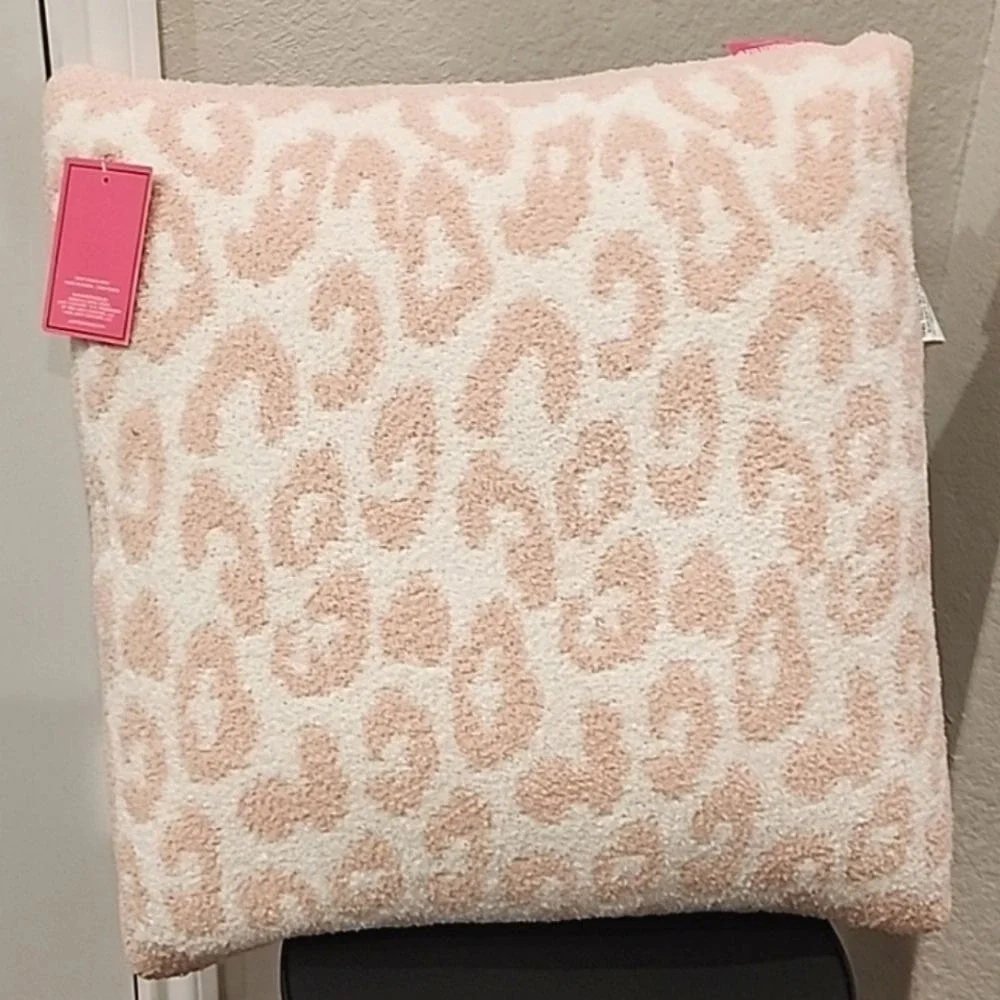 Juicy‎ Couture Leopord Print Plush Accent Pillow